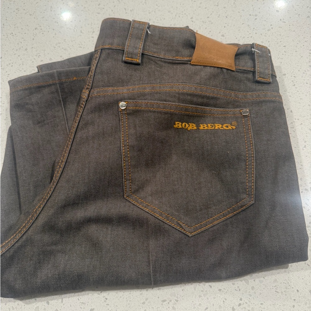 Men’s Western Relaxed Jeans in Dark Gray